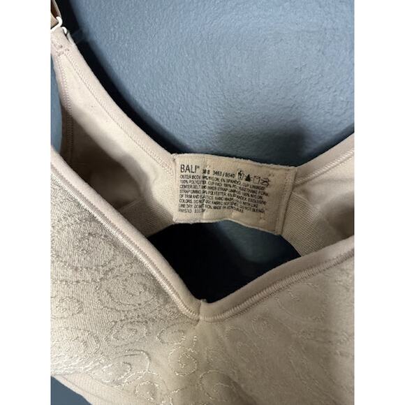 Bali Bra Women's Size 38B Underwire Free Soft Touch Comfort - Picture 3 of 9